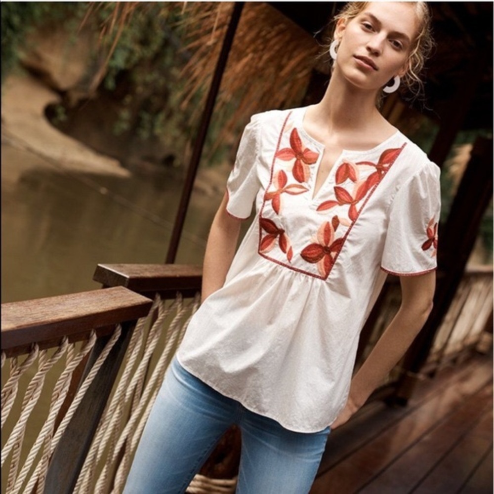 NWT Madewell floral top